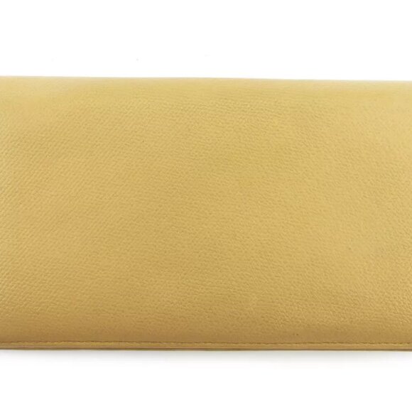 CHANEL wallet here button beige leather Authentic used L3185 - Picture 2 of 9